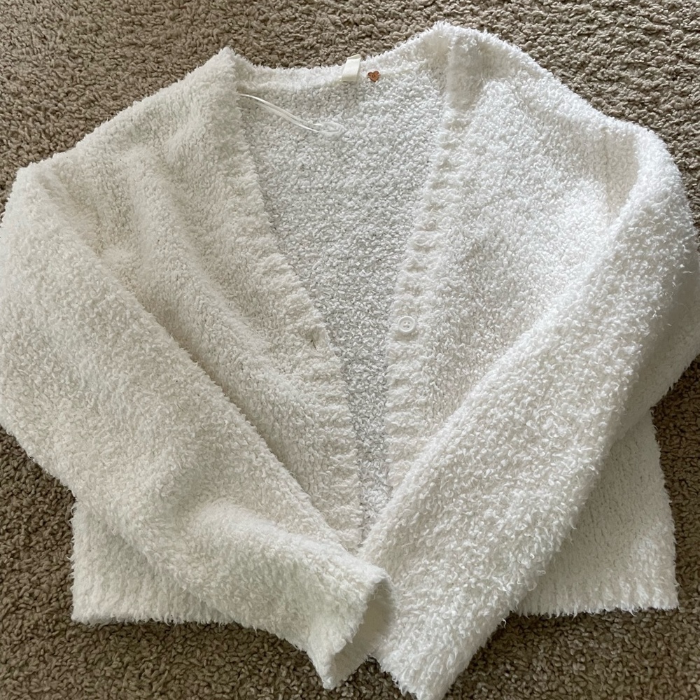 la hearts by pacsun fuzzy cardigan